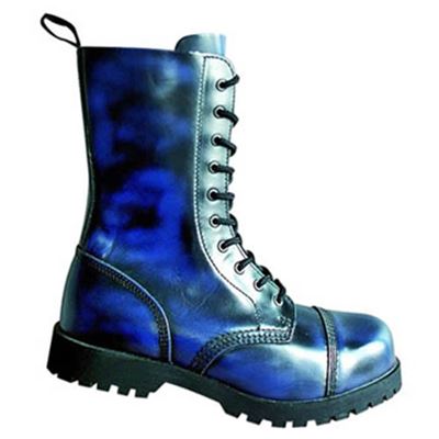 Chaussures BOOTS & BRACES 10 œillets BLEUES