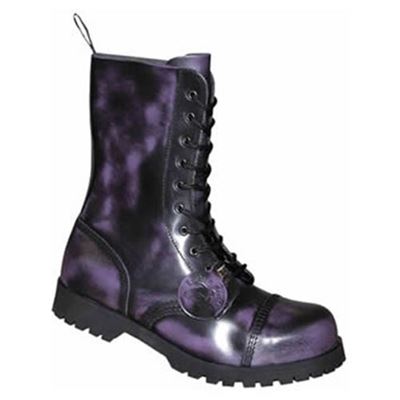 Chaussures BOOTS & BRACES 10 œillets VIOLET