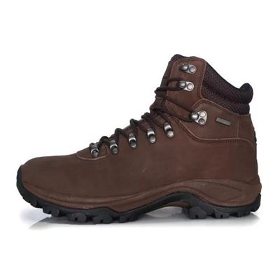 Chaussures OUTDOOR CNL en cuir MARRON