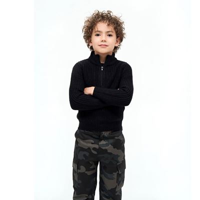 Pull enfant MARINE TROYER NOIR BRANDIT 6018-2 2