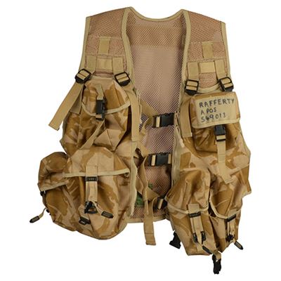 Gilet tactique TACTICAL BRIT. DPM DESERT d'occasion, d'origine.