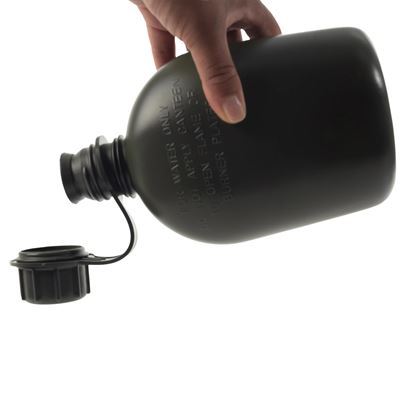 Bouteille de terrain originale US 1Qt. en plastique VERT Armée américaine 605 3