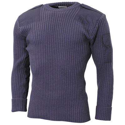 Pull britannique COMMANDO gris-bleu d'occasion