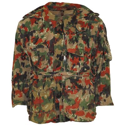 Veste de campagne suisse M70 4 poches SCHWEIZ TARN d'occasion Armée suisse 91030700 2