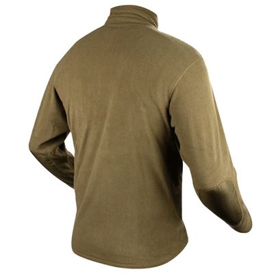 Sweat-shirt CONDOR 1/4 ZIP FLEECE COYOTE BROWN CONDOR OUTDOOR 607-498 3