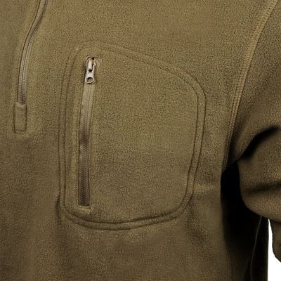 Sweat-shirt CONDOR 1/4 ZIP FLEECE COYOTE BROWN CONDOR OUTDOOR 607-498 2