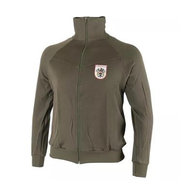 Sweat-shirt à capuche et fermeture éclair RAKOUSKÁ ZELENÁ