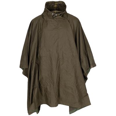 Poncho AUTRICHIEN VERT en caoutchouc d'occasion