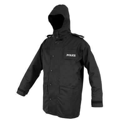 Veste britannique POLICE MVP avec doublure NOIRE