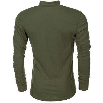 T-shirt thermique fonctionnel ODLO avec fermeture éclair OLIV Armée néerlandaise 611261B 2