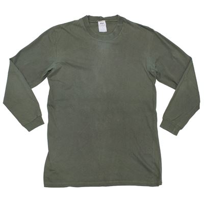T-shirt/débardeur AČR à manches longues VERT utilisé Armée tchèque 8508G 2
