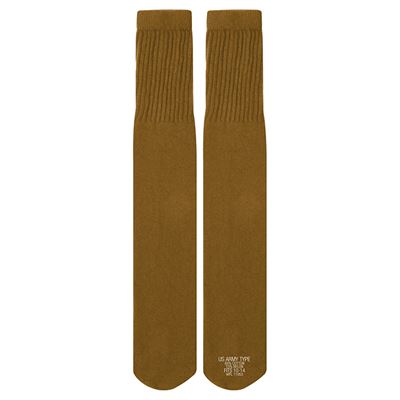 Chaussettes US TUBE sans talon COYOTE taille 10-14