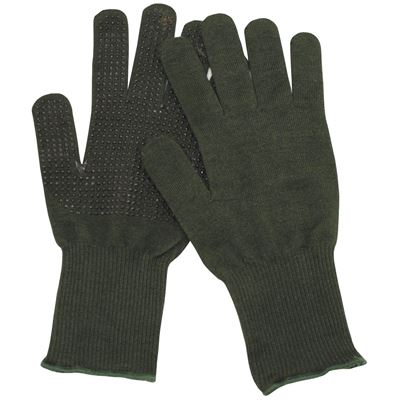 Gants avec grips CONTACT COMBAT ARAMID VERTS
