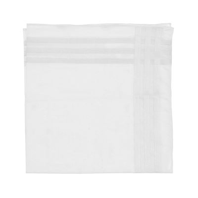 Mouchoir HOLLANDAIS en coton BLANC
