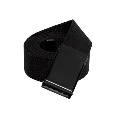Ceinture MILITARY 135 cm NOIRE avec boucle noire