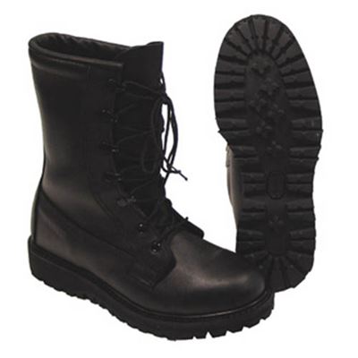 Bottes US en cuir isolées NOIRES