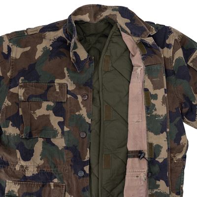 Veste de campagne HONGROISE avec doublure camouflage M90 d'occasion Armée hongroise 620593-G 3