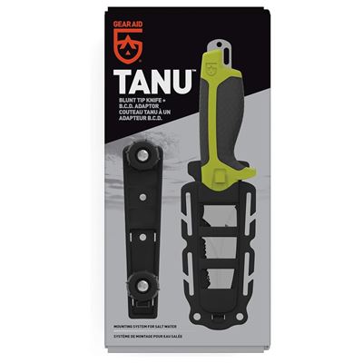 Couteau TANU™ avec adaptateur B.C.D. VERT GEAR AID® 62075 6