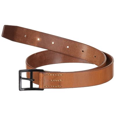 Ceinture de pantalon 33 mm SUISSE en cuir MARRON