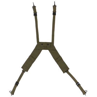 Bretelles harnais belges H modèle M56 original VERT