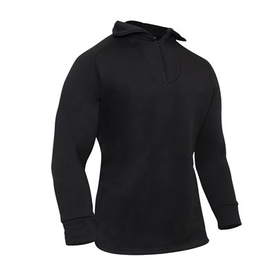 T-shirt fonctionnel US ECWCS avec fermeture éclair NOIR