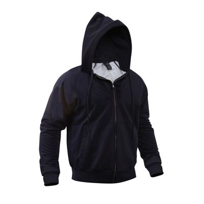 Sweat à capuche THERMAL zippé BLEU MARINE
