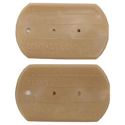 Tampons/étuis US pour vignettes d'identification originales US, paire