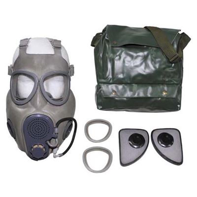 Masque à gaz AČR M10M avec tuyau d'alimentation et étui