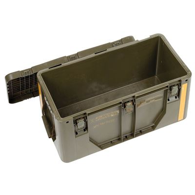 Caisse de transport ITALIENNE en plastique VERTE d'occasion Armée italienne 627947 2