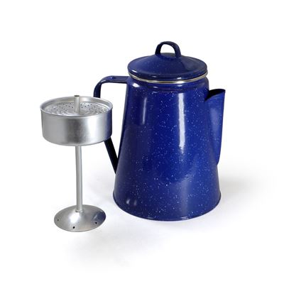Bouilloire WESTERN émaillée avec percolateur 1,8 litre BLEU Origin Outdoors 630202 2