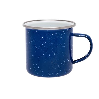 Tasse émaillée 360 ml à large bord BLEU