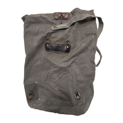 Sac de bateau BH autrichien avec éléments en cuir, d'occasion, ANTIK