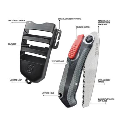 Scie pliante Camp SKARA™ GEAR AID® 63050 2
