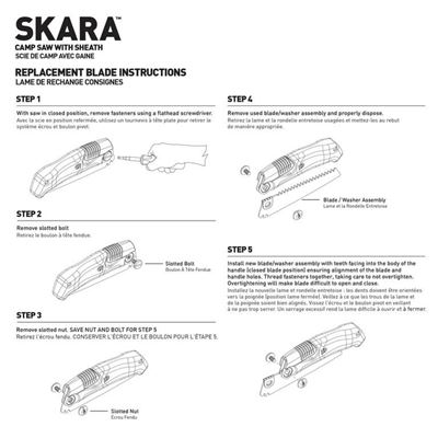 Scie pliante Camp SKARA™ GEAR AID® 63050 8