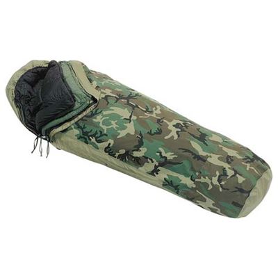 Sac de couchage complet US « Modular Sleep System » 4 pièces original WOODLAND d'occasion