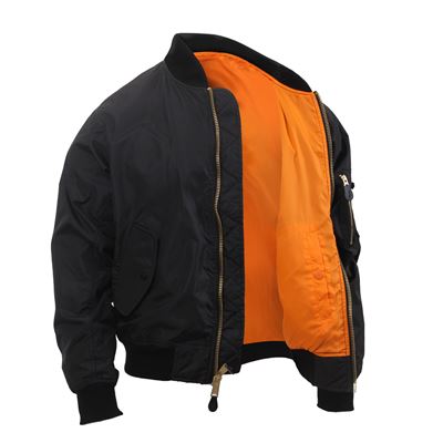 Veste bomber MA1 FLIGHT légère NOIRE ROTHCO 6320 2