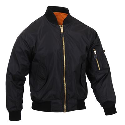 Veste bomber MA1 FLIGHT légère NOIRE