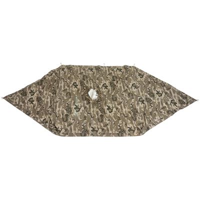 Poncho/bâche TURQUE camouflé type I original utilisé Armée turque 632097A 2