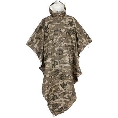 Poncho/bâche TURQUE camouflé type I original utilisé