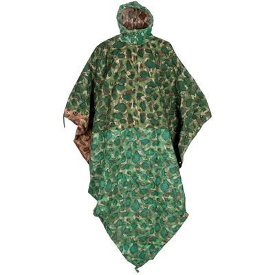 Poncho/bâche TURQUE camouflage type II original utilisé