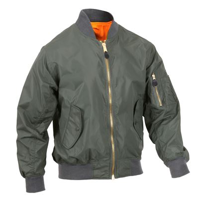 Blouson bomber MA1 FLIGHT léger SAGE