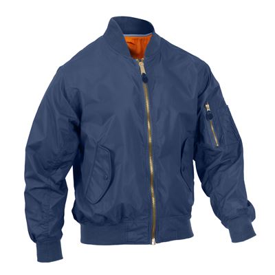 Veste bomber MA1 FLIGHT légère BLEUE