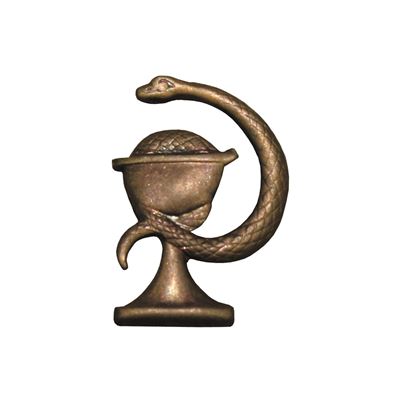 Insigne distinctif ČSLA/AČR ZDRAVOTNÍK (secouriste) en bronze