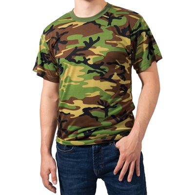 T-shirt fonctionnel Moisture Wicking à manches courtes WOODLAND ROTHCO 95025 3