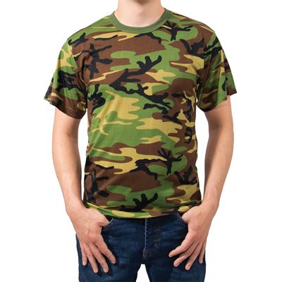 T-shirt fonctionnel Moisture Wicking à manches courtes WOODLAND