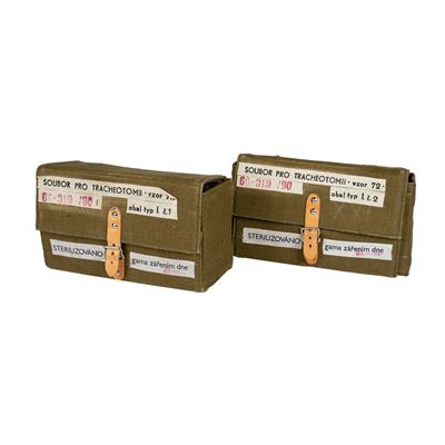 Ensemble d'instruments chirurgicaux pour TRACHEOTOMIE mod. 72