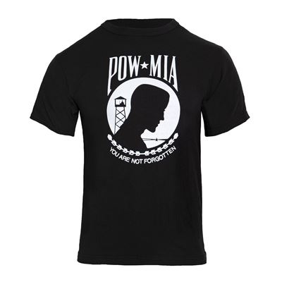 T-shirt POW/MIA NOIR