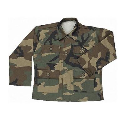 Blouse pour enfant US type BDU HUSKY WOODLAND