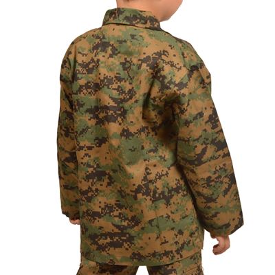 Blouse pour enfant US type BDU DIGITAL WOODLAND ROTHCO 66215 2