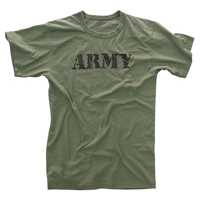 T-shirt VINTAGE ARMY VERT
